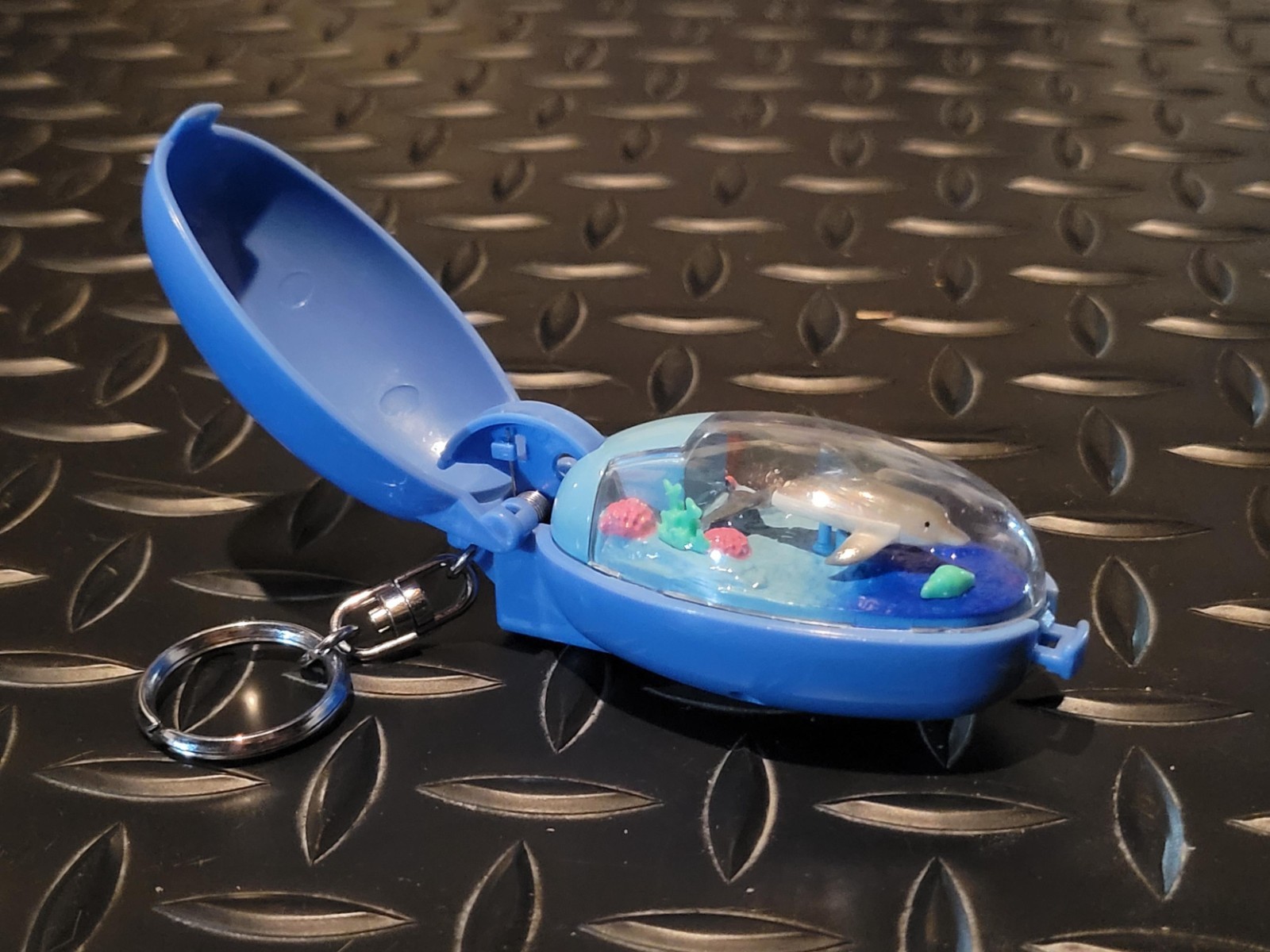1993 Takara Pocket Critter Dolphin World Keychain Working Vintage Rare