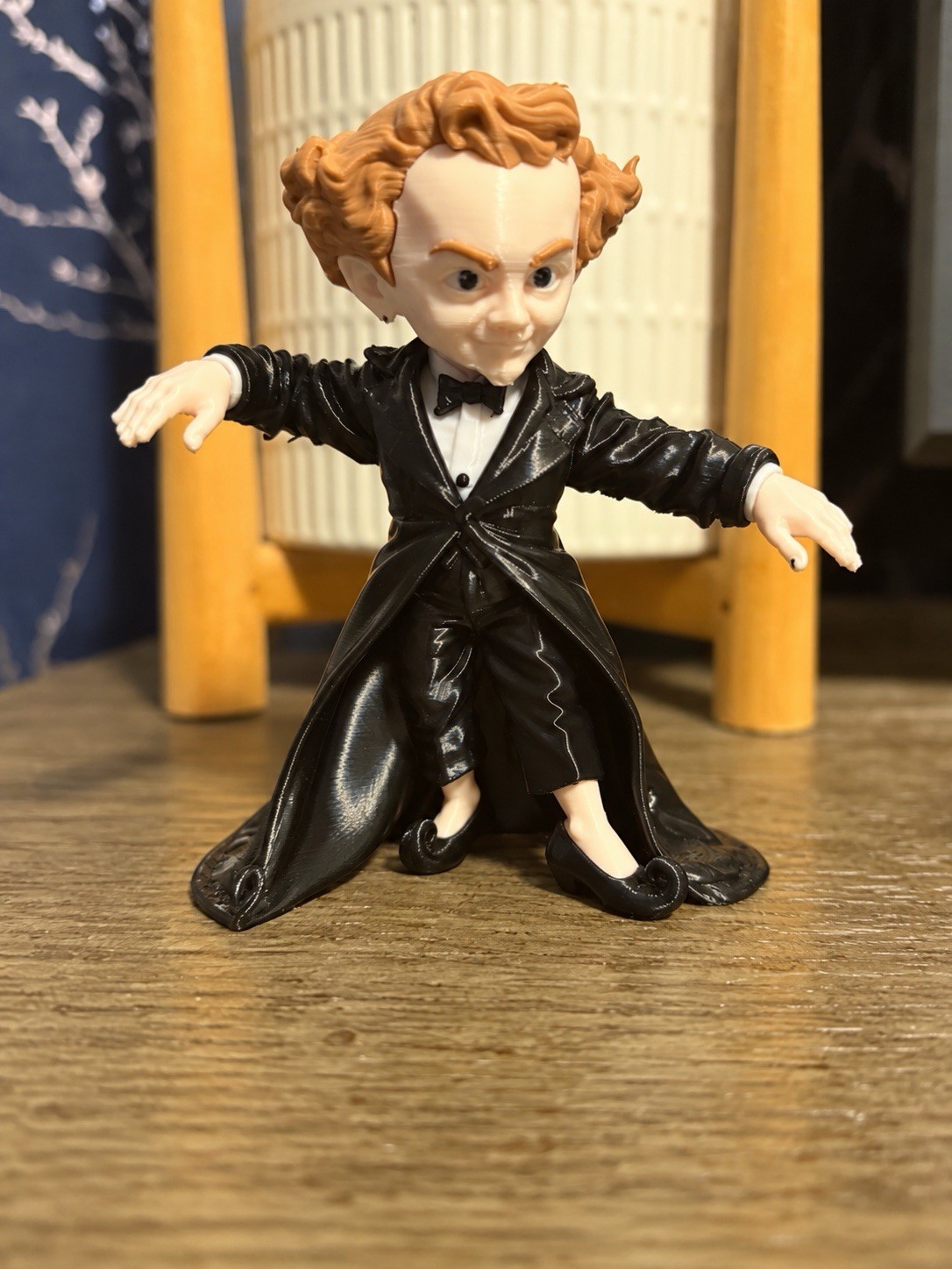 3D printed “Tiptoe” Rumplestiltskin Meme. Funny Figure unique Gift