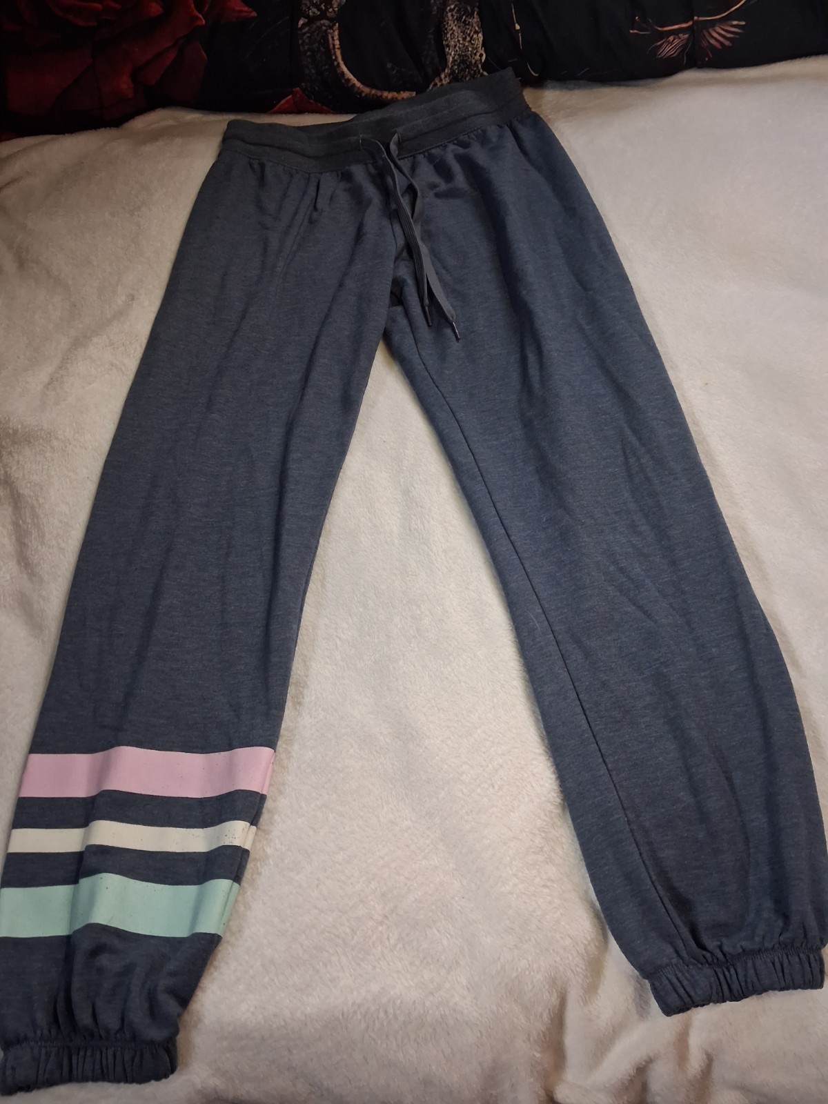 Modern LUX~Womens Blue, Soft, Sweatpants/Jogger Pants, Drawstring Size L Modern LUX~Womens Blue, Soft, Sweatpants/Jogger Pants, Drawstring Size L