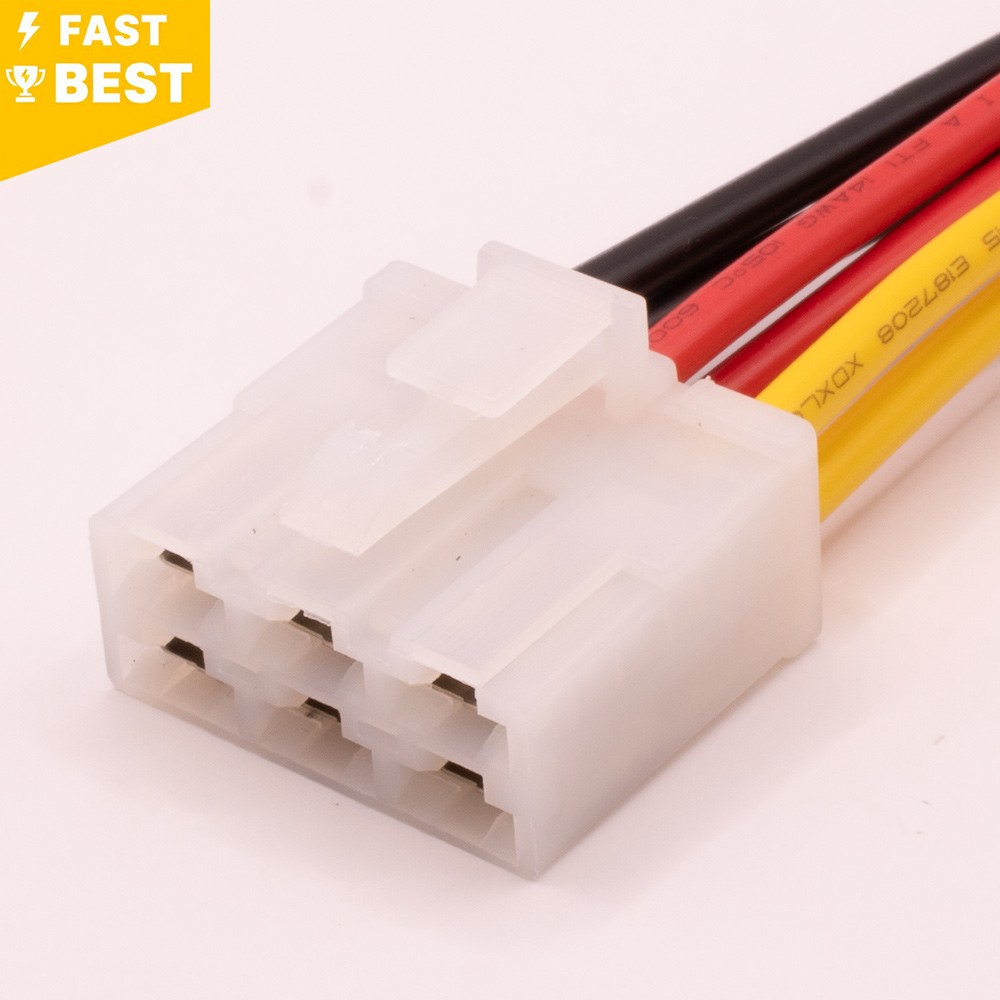 6-Pin Electrical Connector. Female. No waterproof 6-Pin Electrical Connector. Female. No waterproof