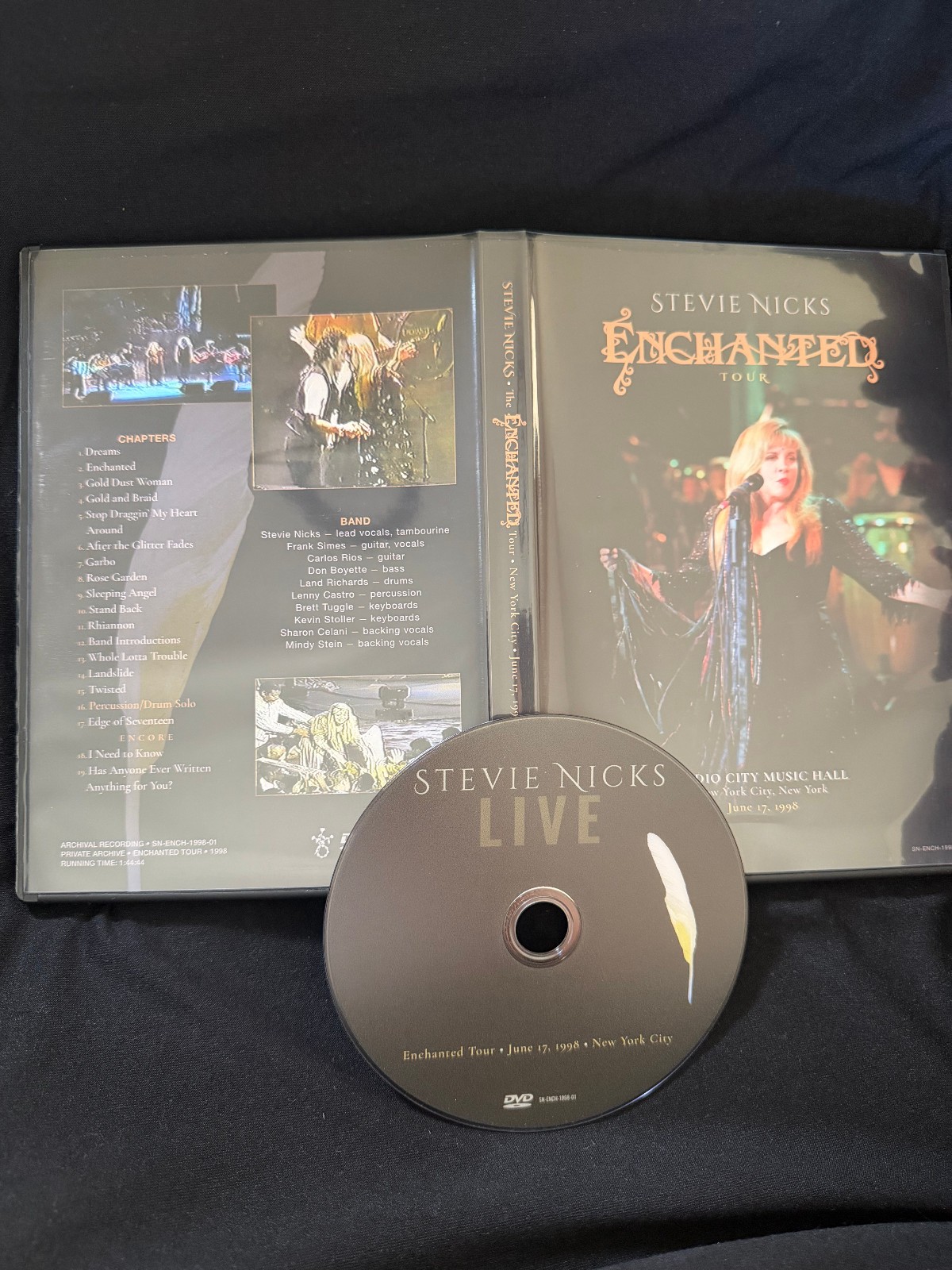 Stevie Nicks Enchanted Tour DVD Radio City Music Hall New York 1998 Sealed
