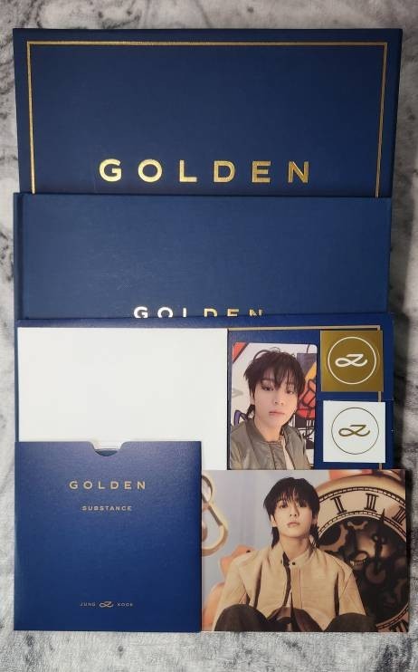 BTS Jungkook Official Golden Album Substance Edition PHOTOCARD INCLUDED BTS Jungkook Official Golden Album Substance Edition PHOTOCARD INCLUDED