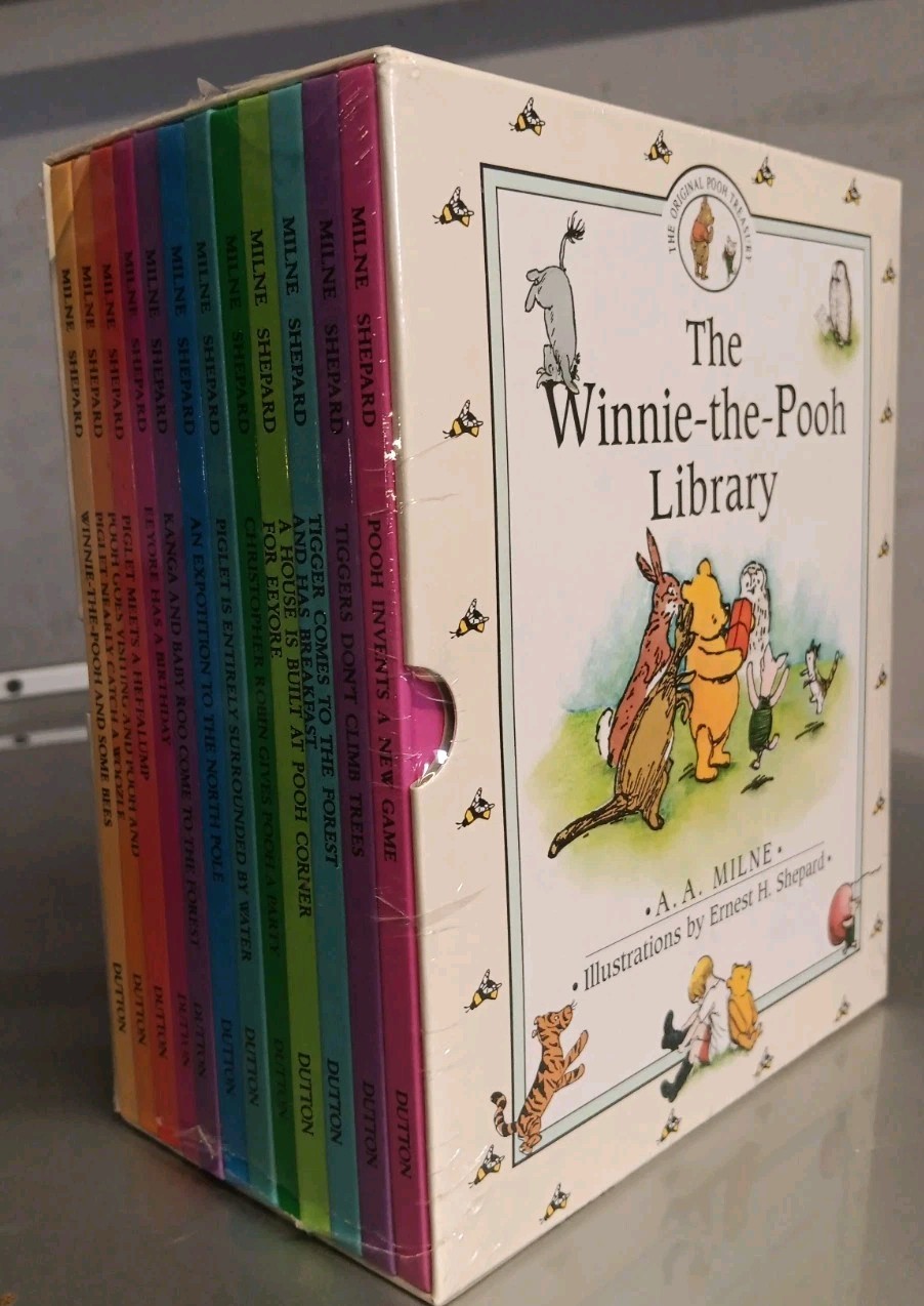 New The Winnie-the-Pooh Library 12 Book Box Set AA Milne Original Pooh Treasury New The Winnie-the-Pooh Library 12 Book Box Set AA Milne Original Pooh Treasury