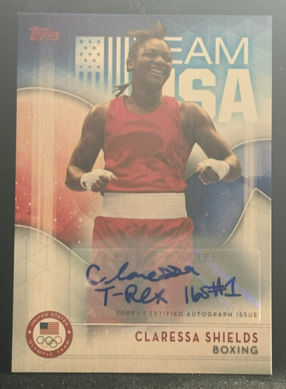 2016 TOPPS U.S. OLYMPIC & PARALYMPIC TEAM HOPEFULS #2 CLARESSA SHIELDS AUTO