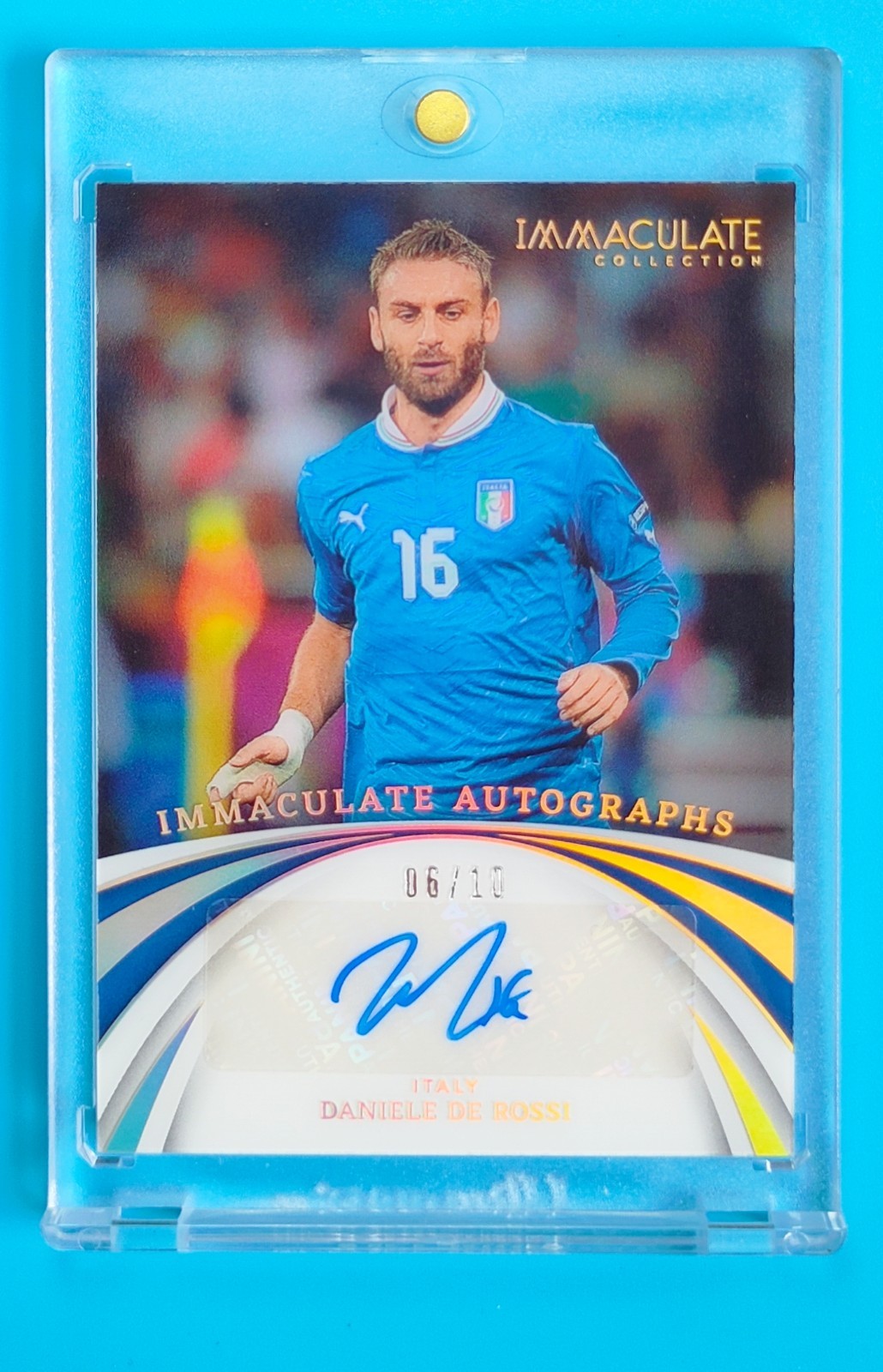 2022-23 Panini Immaculate Italy Daniele De Rossi Auto 6/10