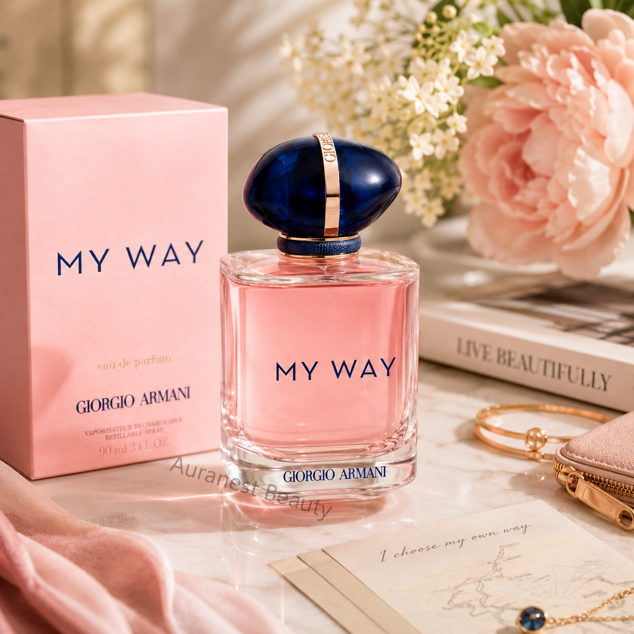 New Giorgio Armani My Way Eau de Parfum Spray for Women 3 oz / 90ml Tst with Box