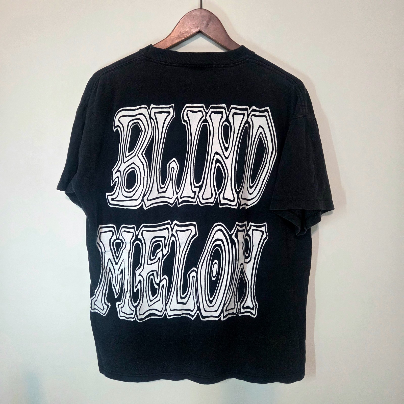 Vintage Blind Melon 1993 Band T Shirt Black Graphic XL Original Rock Tee