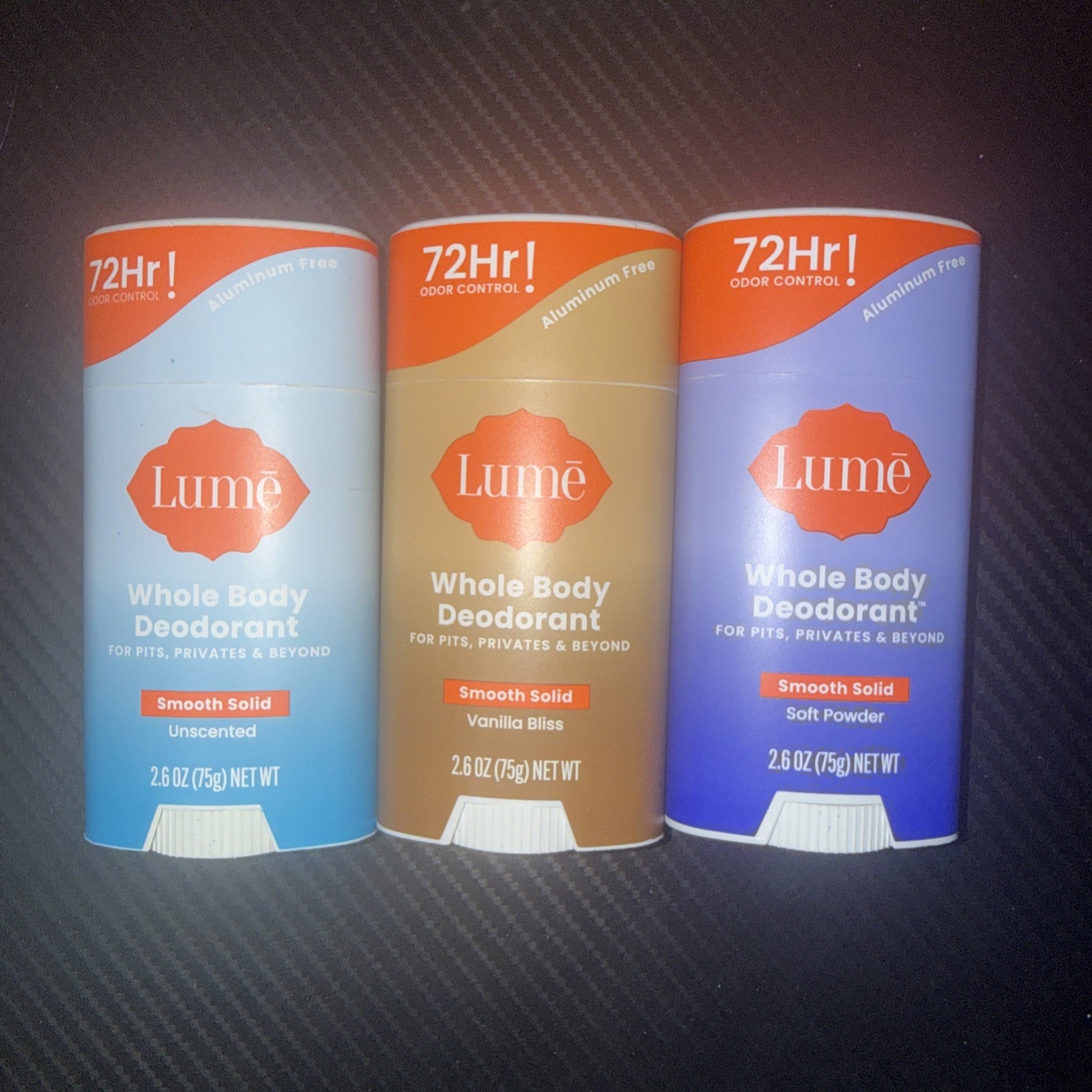 Lume Whole Body Deodorant Smooth Solid Soft Powder 2.6 oz - 3 PACK SHIPS FAST Lume Whole Body Deodorant Smooth Solid Soft Powder 2.6 oz - 3 PACK SHIPS FAST