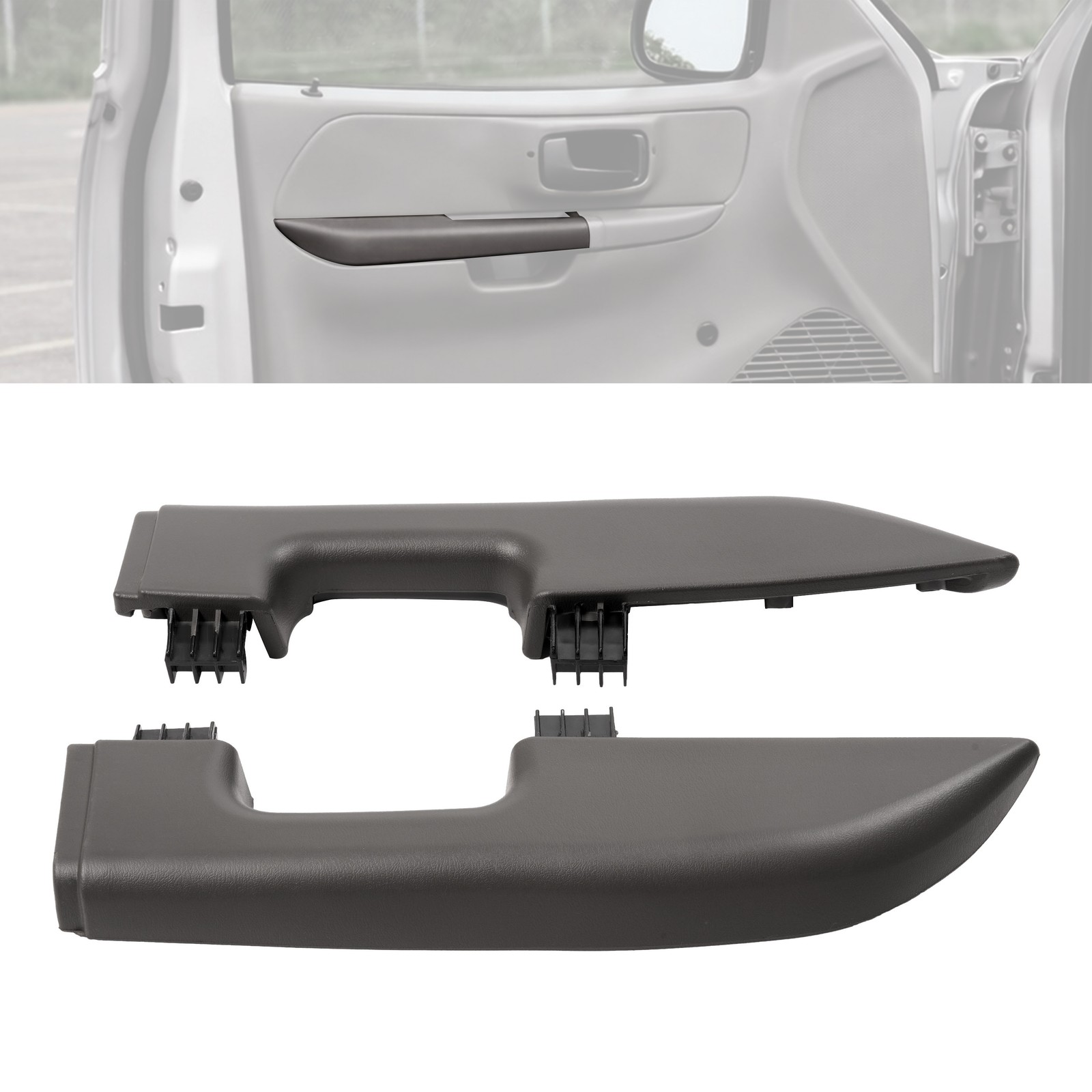 For 1999-2003 Ford F-150 Door Panel Arm Rest Armrest Handle Pull Pad Tan Pair For 1999-2003 Ford F-150 Door Panel Arm Rest Armrest Handle Pull Pad Tan Pair