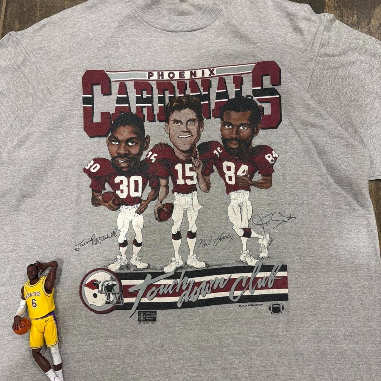 PHOENIX CARDINALS NFL FOOTBALL CHARIACTURE short sleeve shirt VK16043