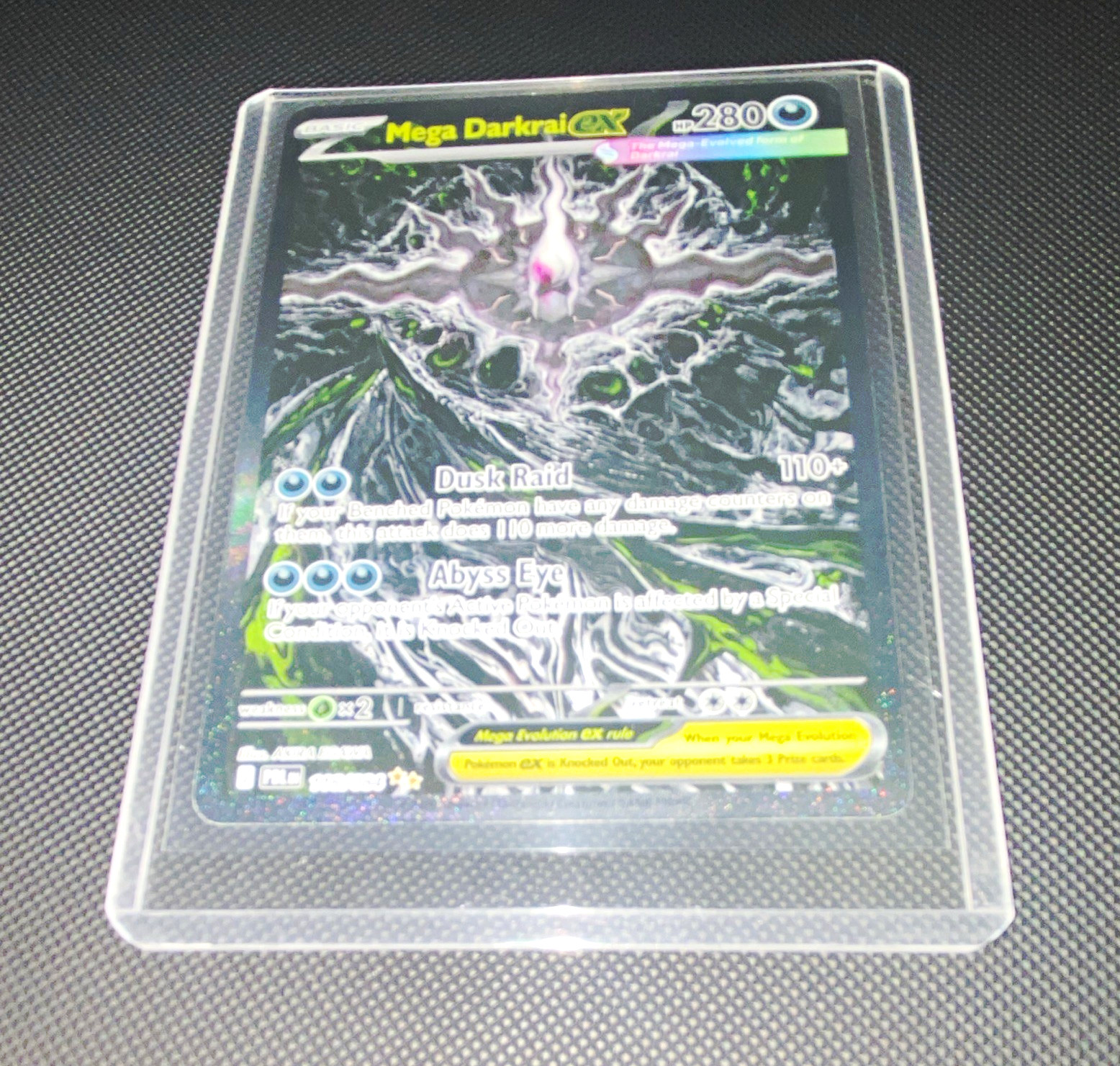 Mega Darkrai EX 116/84 Pitch Black Full Art Holo Ultra Rare Pokemon TCG