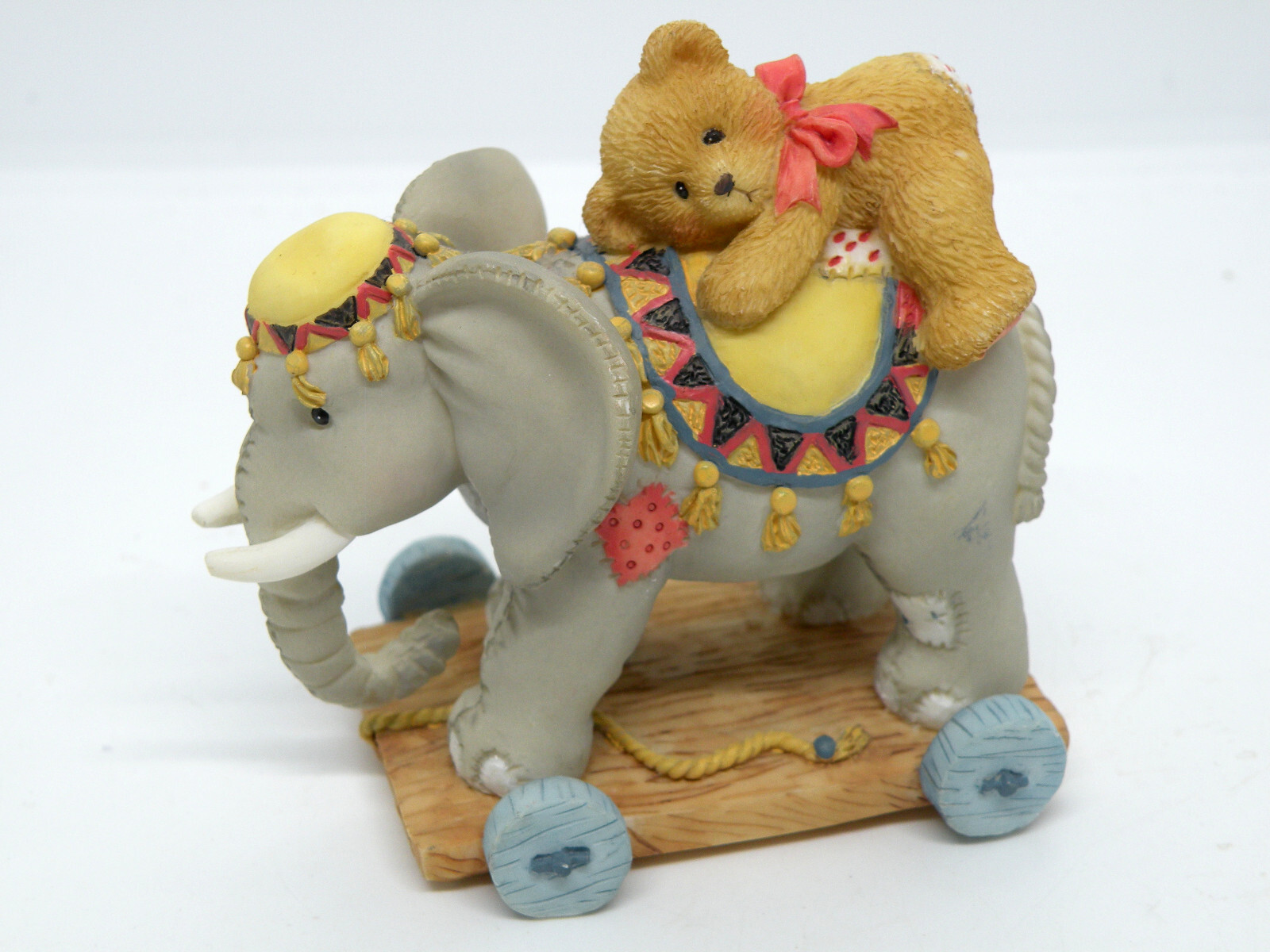 Rare Cherished Teddies Enesco Christmas Circus Figurines Colletible Vintage Bear