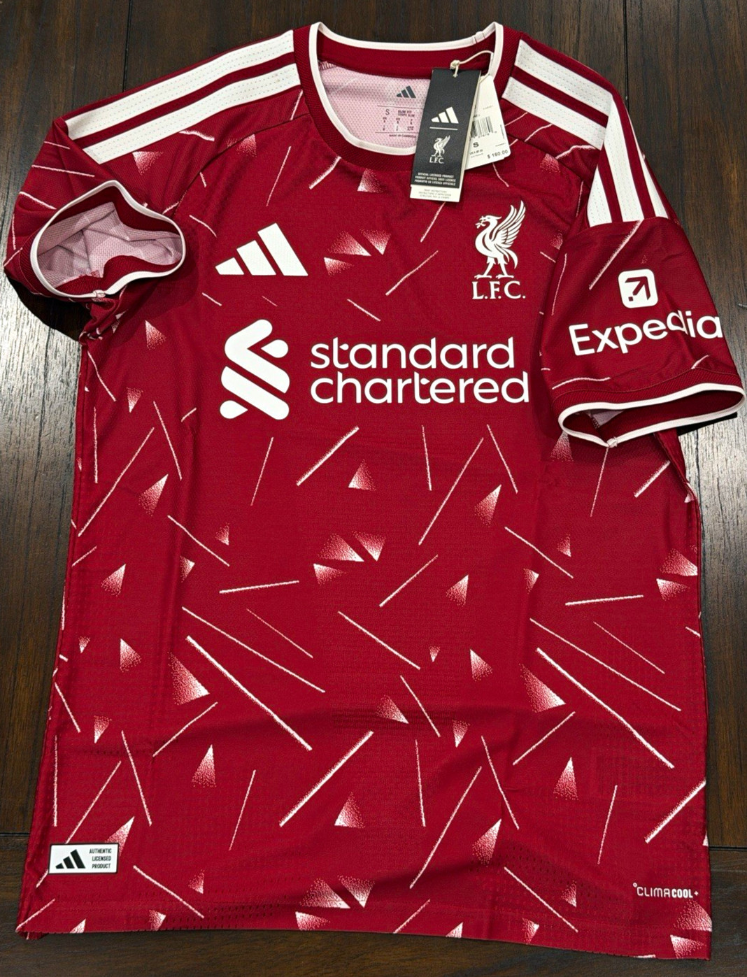 Adidas Liverpool FC Soccer Jersey Red/White Size S Officially Licensed Adidas Liverpool FC Soccer Jersey Red/White Size S Officially Licensed