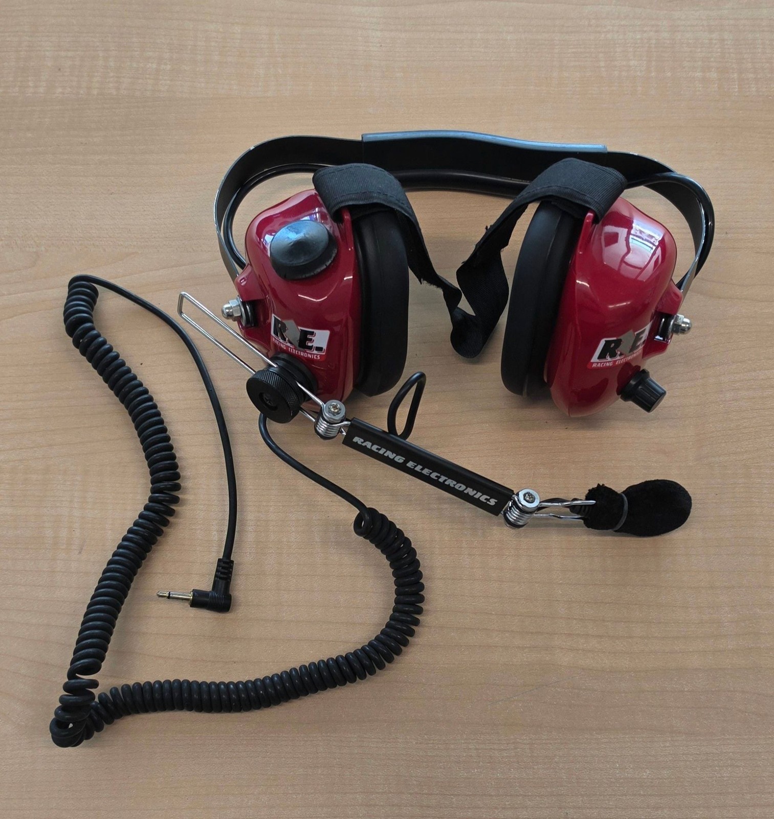 Racing Electronics Platinum Series Headset RT006 Red Not Tested 501
