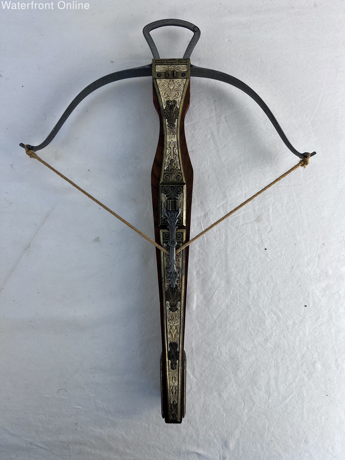 Medieval Crossbow Replica Decorative Renaissance Wall Decor Prop Italian Style