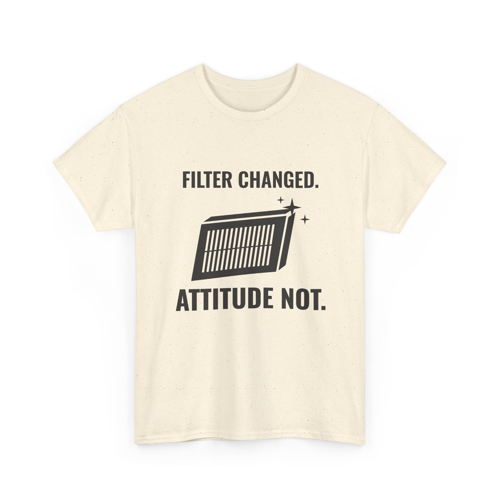 Funny HVAC Tech T-Shirt ThreadWill Filter Changed Attitude Not Gift for Him