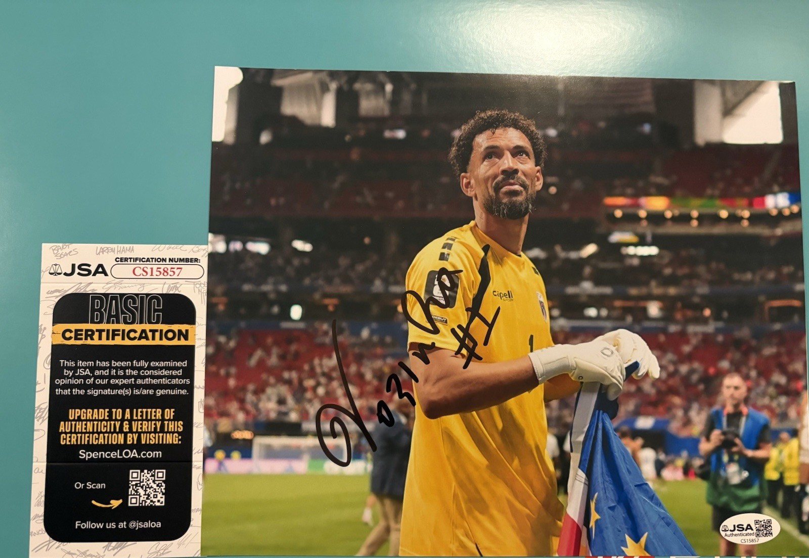 Vozinha Josimar José Cape Verde SIGNED Autographed 8x10 Photo JSA COA WORLD CUP