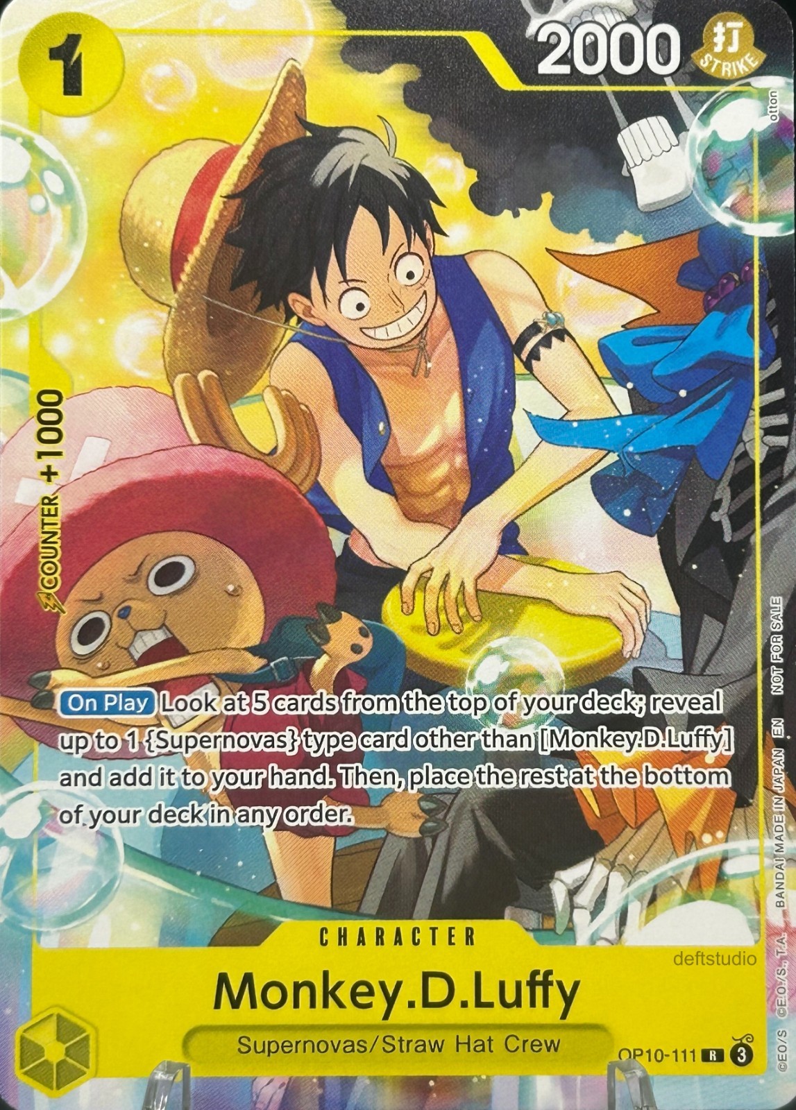 Monkey D Luffy & Chopper • OP10-111 Alt Art Welcome Pack Promo One Piece TCG NM Monkey D Luffy & Chopper • OP10-111 Alt Art Welcome Pack Promo One Piece TCG NM