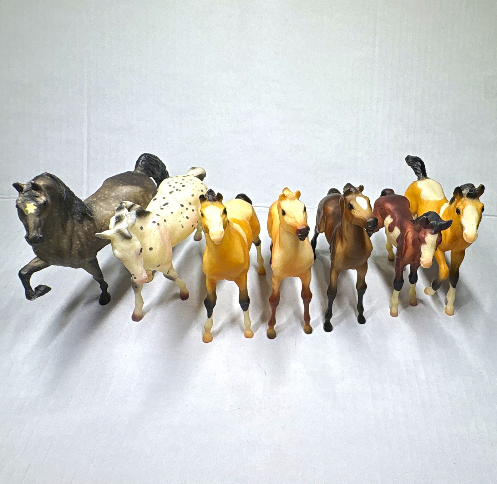 Breyer Reeves Plastic Horse Model Figures Mixed Lot of 7 Breyer Horse Models Breyer Reeves Plastic Horse Model Figures Mixed Lot of 7 Breyer Horse Models