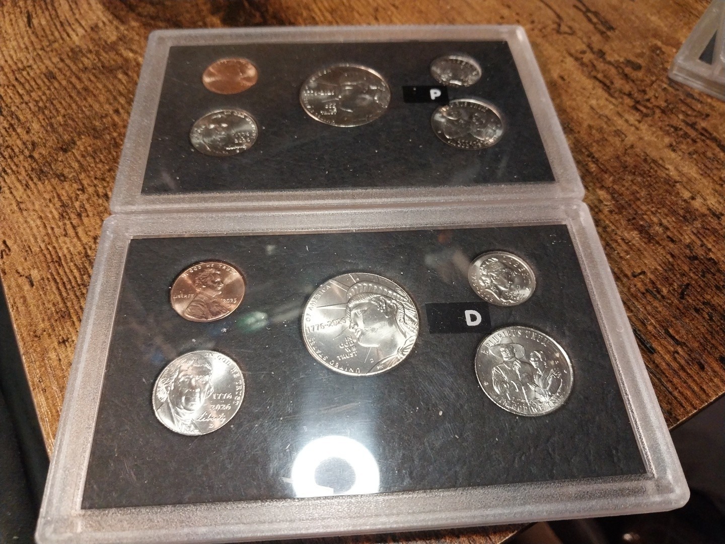 SEMIQUINCENTENIAL 2026 SET P+D W/2025 CENT HDUAL DATED COINS 10 PCS UNCIRCULATED
