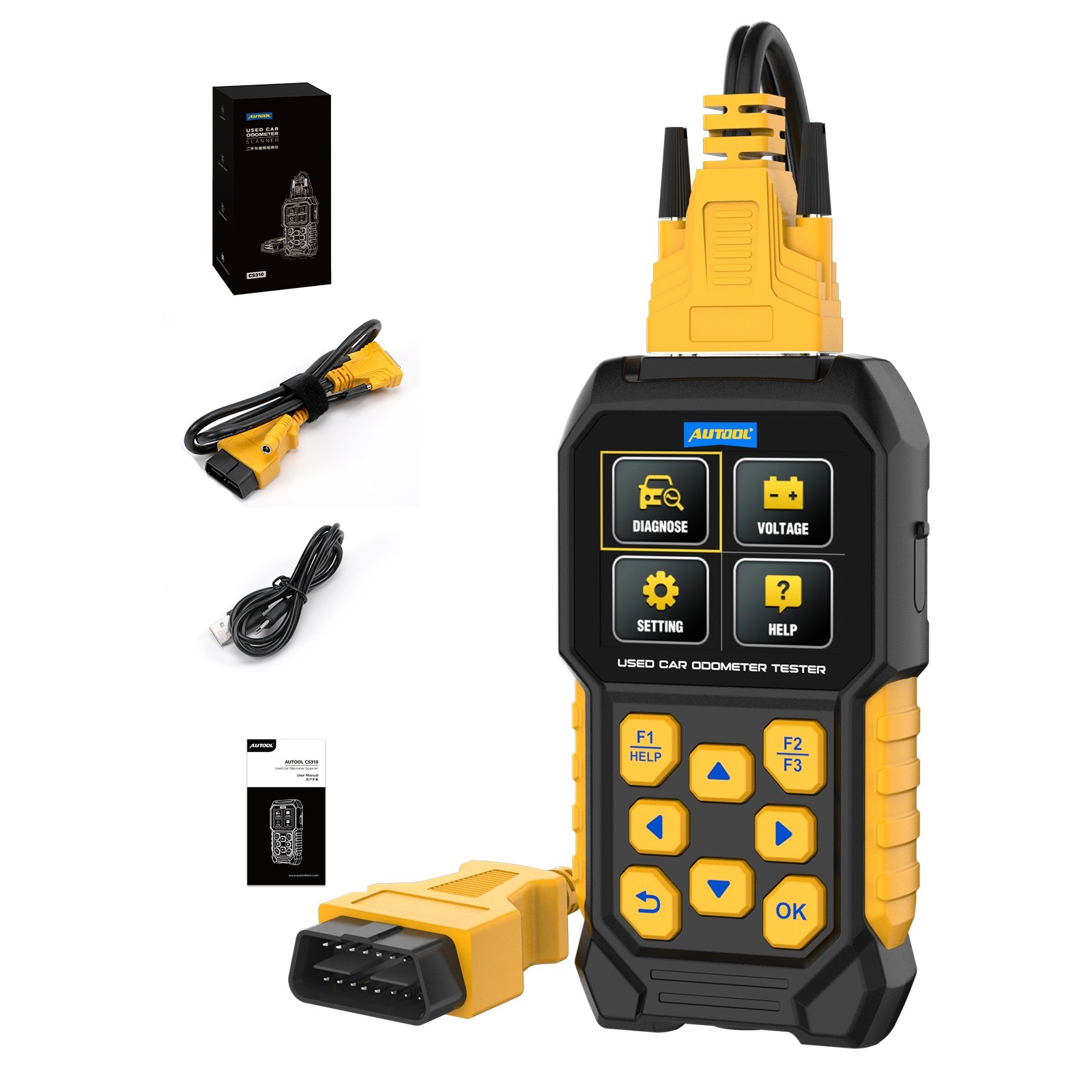 CS310 Auto Odometer Mileage OBD2 Diagnostic Scanner Used Car Odometer Scanner