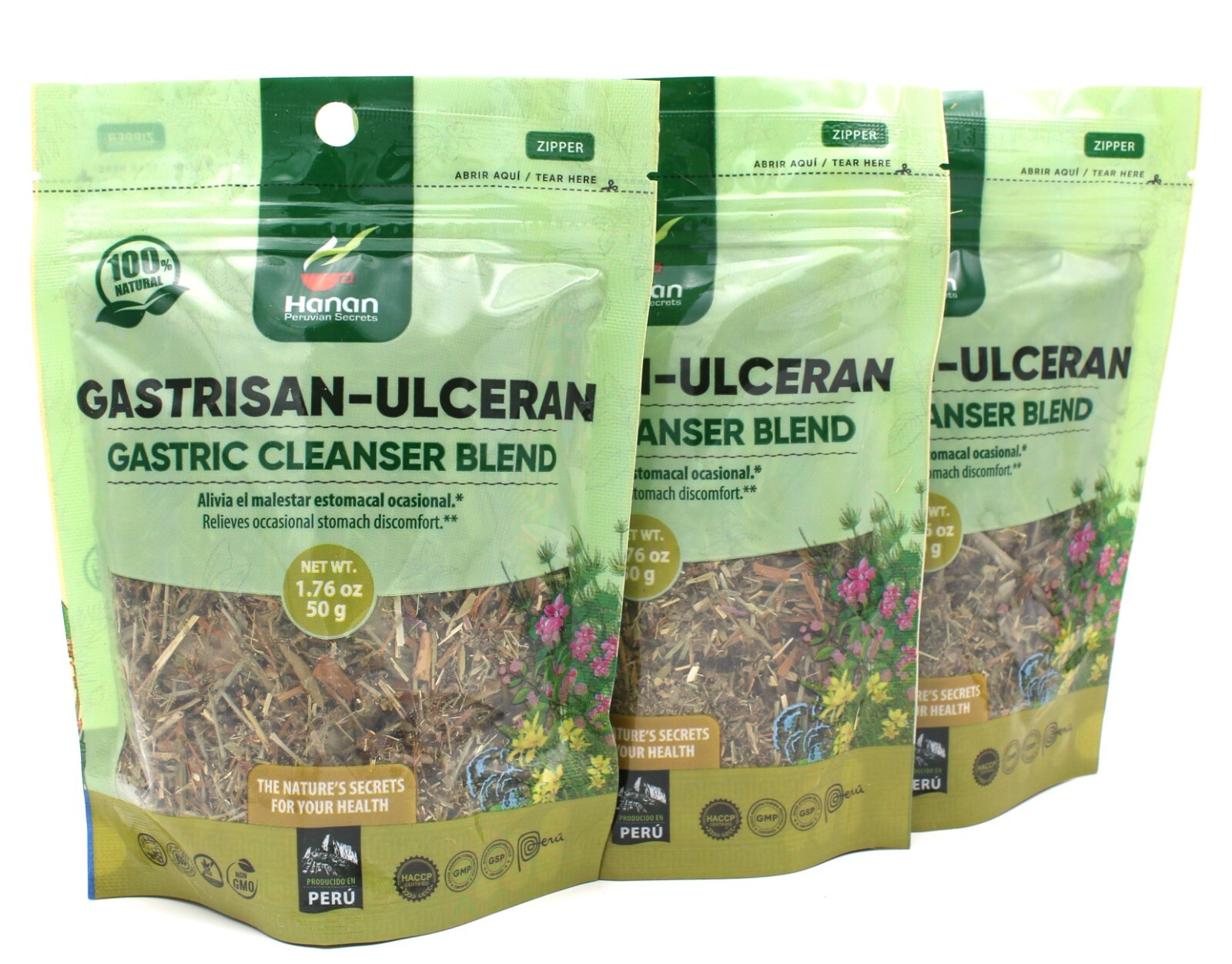 Gastrisan-Ulceran (Gastric Cleanser) 3 bags (50 grs) (Hanan) Gastrisan-Ulceran (Gastric Cleanser) 3 bags (50 grs) (Hanan)