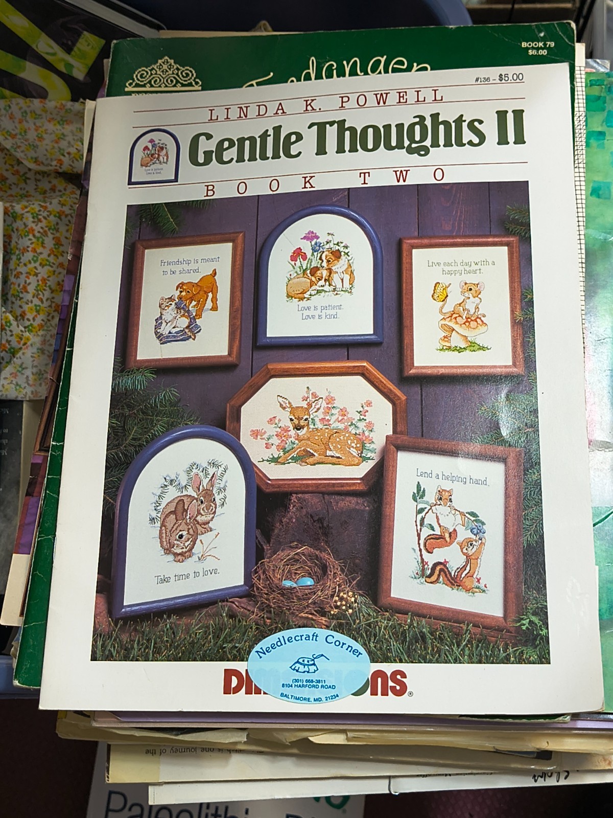 Vtg Linda Powell Gentle Designs Animals Cross Stitch Pattern Book 2 08867700136 Vtg Linda Powell Gentle Designs Animals Cross Stitch Pattern Book 2 08867700136