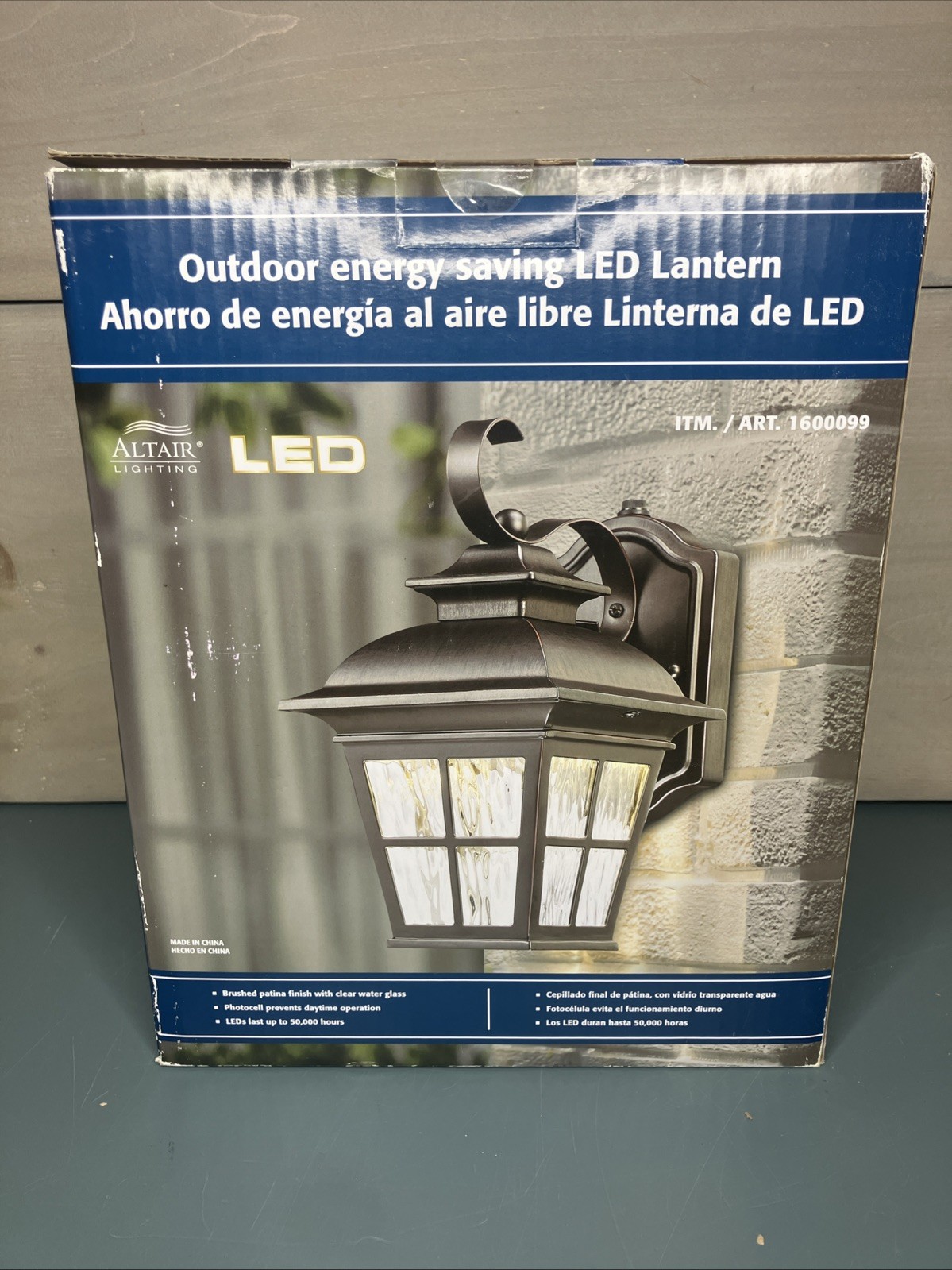 NEW Altair Lighting Outdoor Energy Saving LED Wall Lantern AL-2165 NEW Altair Lighting Outdoor Energy Saving LED Wall Lantern AL-2165