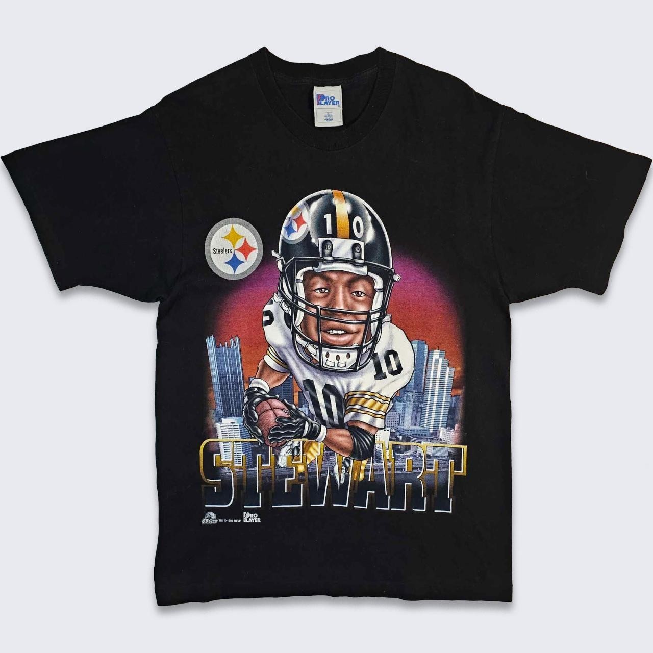 Pittsburgh Steelers Vintage 90s Kordell Stewart T-Shirt reprint VK17610