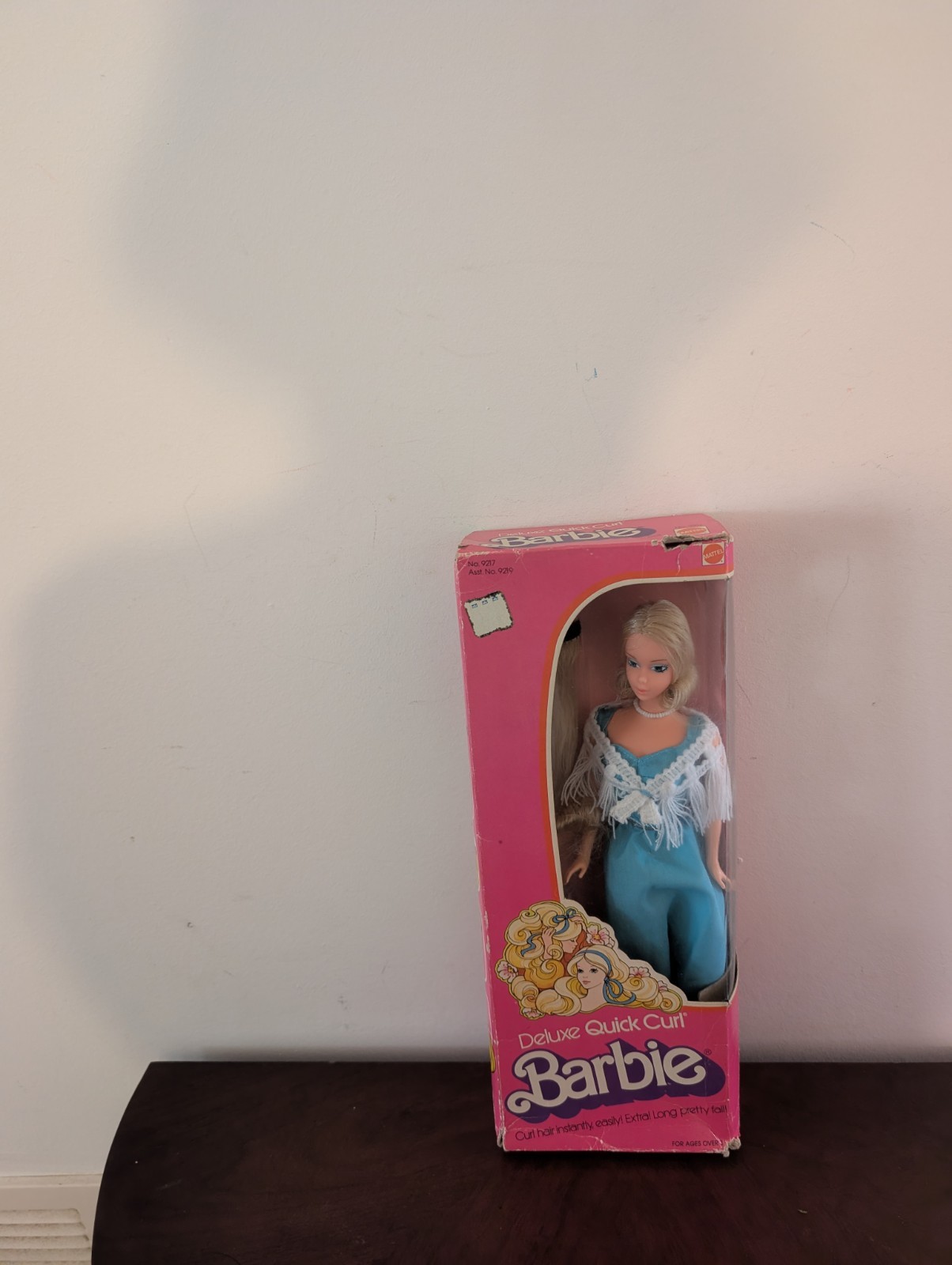 Vintage 1975 Mattel “Deluxe Quick Curl Barbie” #9217 - New In Box Vintage 1975 Mattel “Deluxe Quick Curl Barbie” #9217 - New In Box