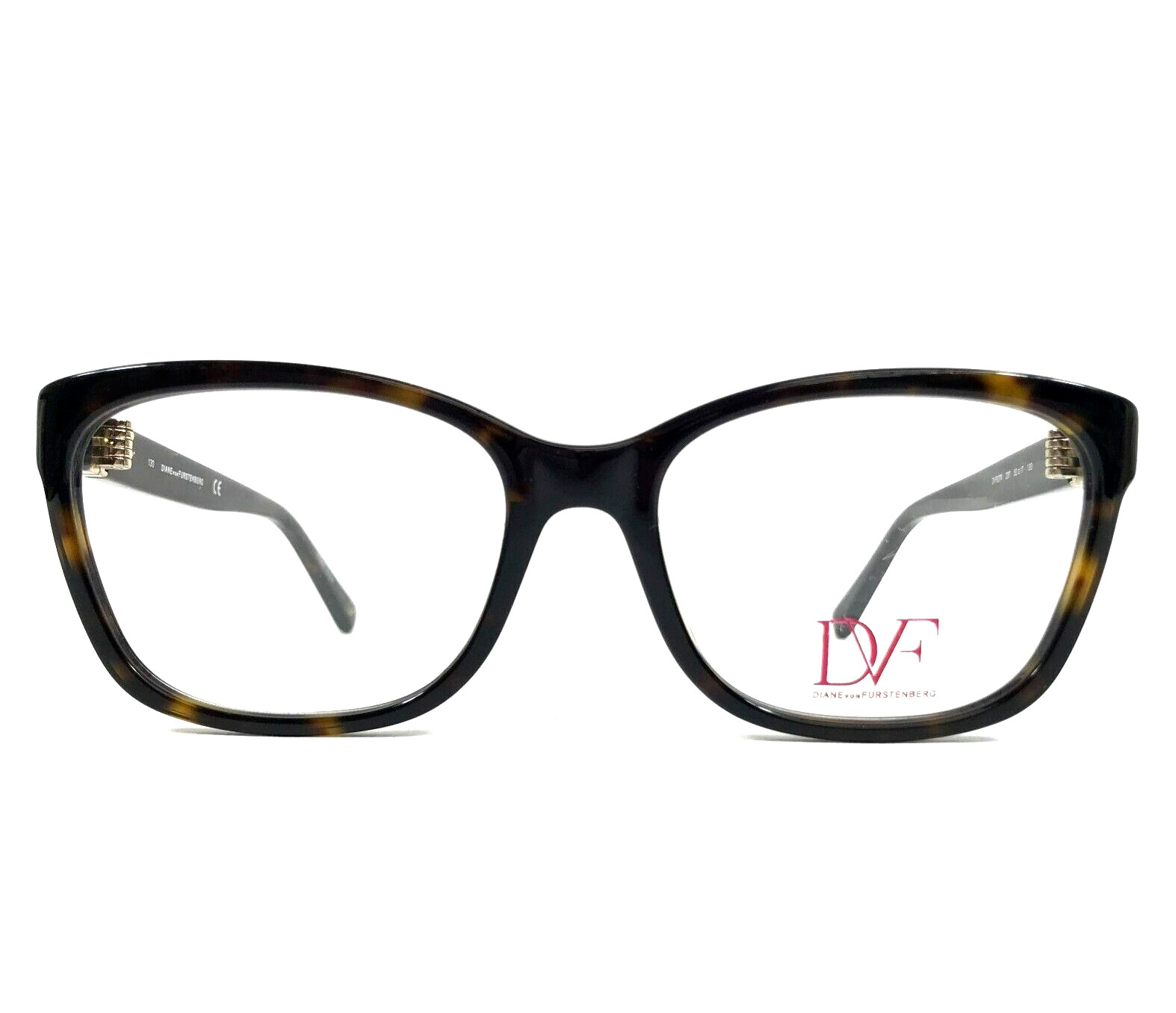 Diane Von Furstenberg Eyeglasses Frames DVF5074 237 Dark Tortoise 52-17-130