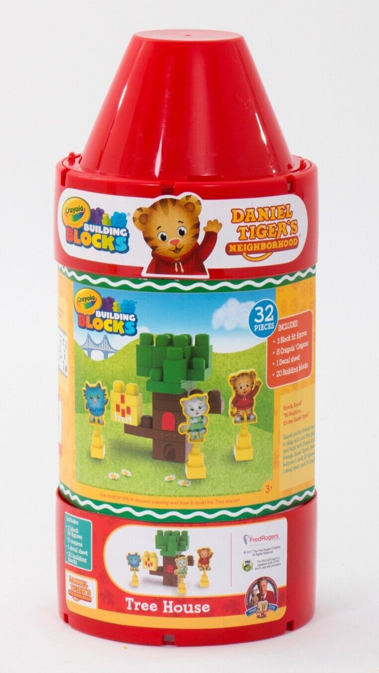 Daniel Tiger\'s Neighborhood Tree House Crayola Building Block Playset w/ Figures Daniel Tiger\'s Neighborhood Tree House Crayola Building Block Playset w/ Figures