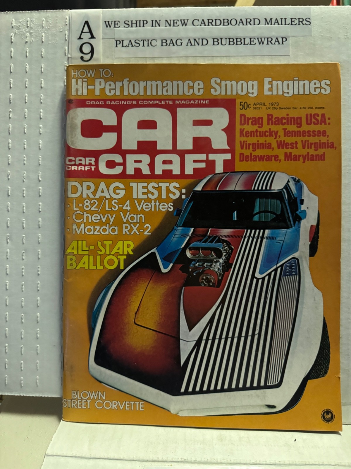 Vintage Car Craft  Magazine April 1973