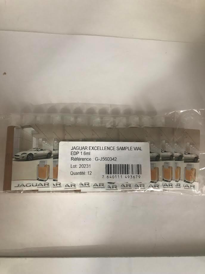 12X JAGUAR EXCELLENCE EDP 1.6ML NEW