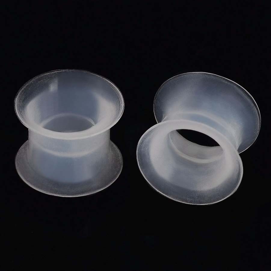 PAIR-LARGE FLARE SOFT Silicone Ear Plugs-Ear Gauges-Thick Ear plugs-Ear Tunnels PAIR-LARGE FLARE SOFT Silicone Ear Plugs-Ear Gauges-Thick Ear plugs-Ear Tunnels