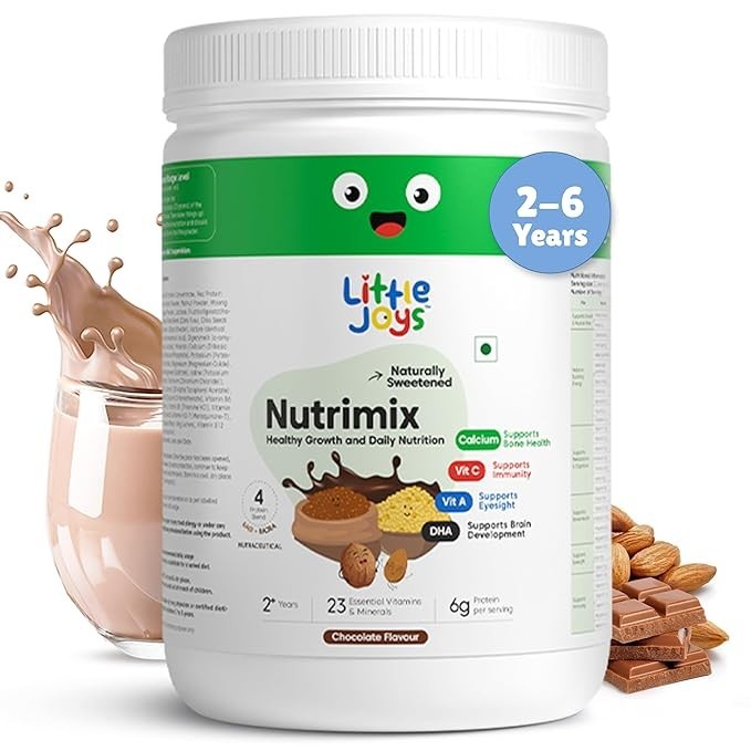 Little Joys Chocolate Nutrimix 350g Powder 2-6 Years Supports Boosts Immunity Little Joys Chocolate Nutrimix 350g Powder 2-6 Years Supports Boosts Immunity