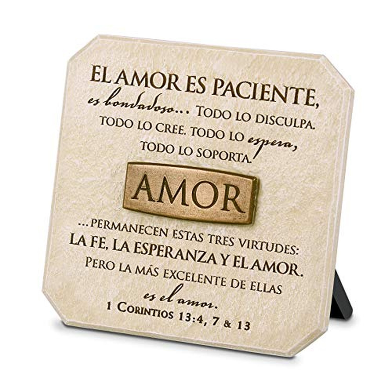 Lighthouse Christian Products Amor (Love) Sandstone 3.75 x 3.75 Cast Stone Br... Lighthouse Christian Products Amor (Love) Sandstone 3.75 x 3.75 Cast Stone Br...