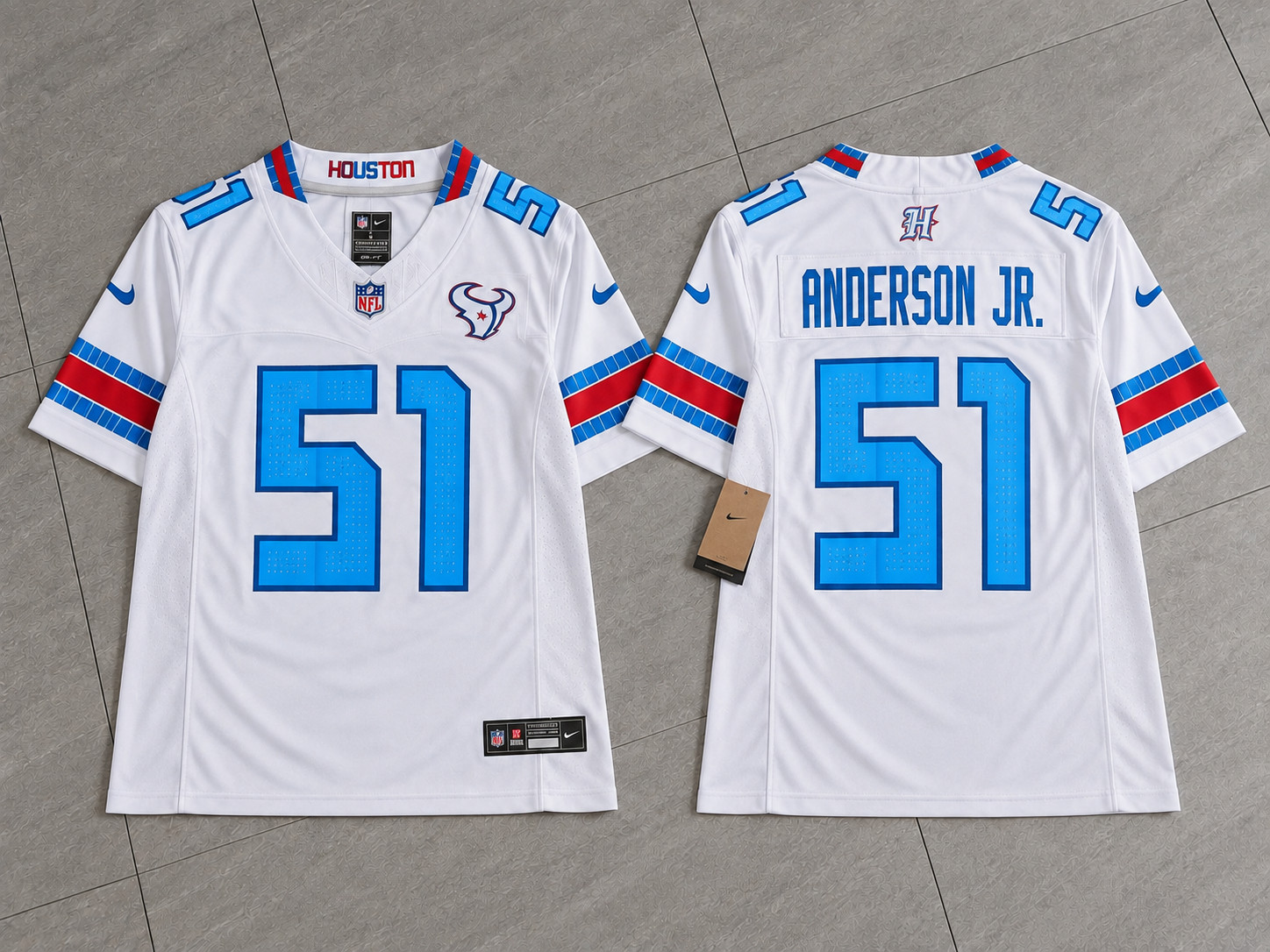 2026 Houston Texans Rivalry Jersey Will Anderson Jr. #51 Vapor F.U.S.E. Size Lg