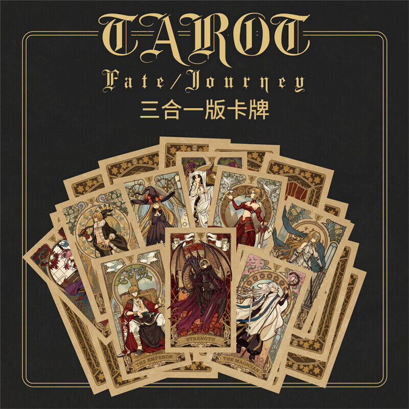 Anime FGO Fate Journey Tarot Cards Characters Collection 80 Piece Cards Album US