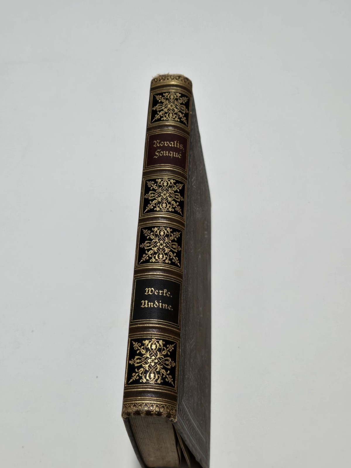 Novalis Merke Fouques Undine 1902 Antique German Hardcover Book VG Rare