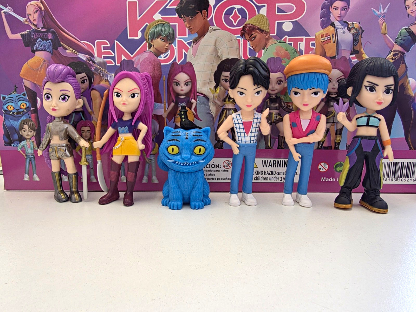 K-Pop Demon Hunters 6-Piece Doll Figure Set Huntrix Rumi Mira Zoey Action Toy K-Pop Demon Hunters 6-Piece Doll Figure Set Huntrix Rumi Mira Zoey Action Toy