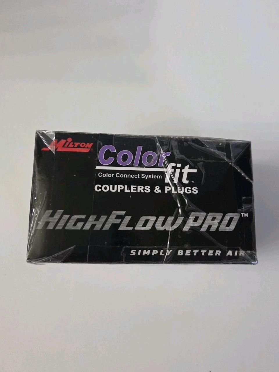 Milton 764VC ColorFit HighFlowPRO Couplers, V-style Purple, Box of 10