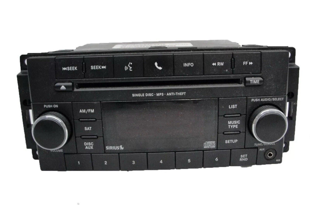 2007-2017 Chrysler Jeep Dodge OEM CD Player Sirius UConnect UNLOCKED NO CODE