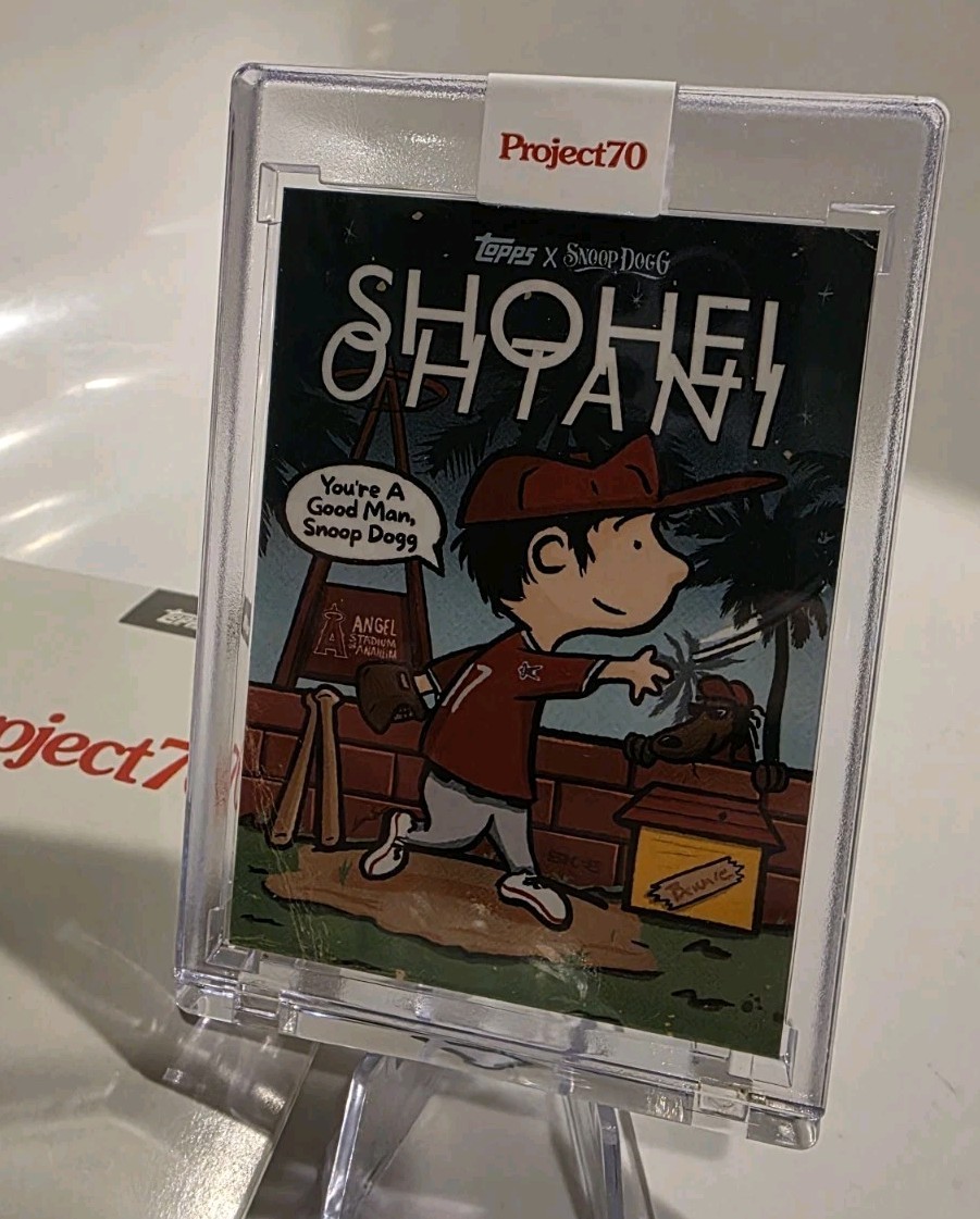 Shohei Ohtani 2021 Topps Project 70 #890 Snoop Dogg Charlie Brown Peanuts /5048
