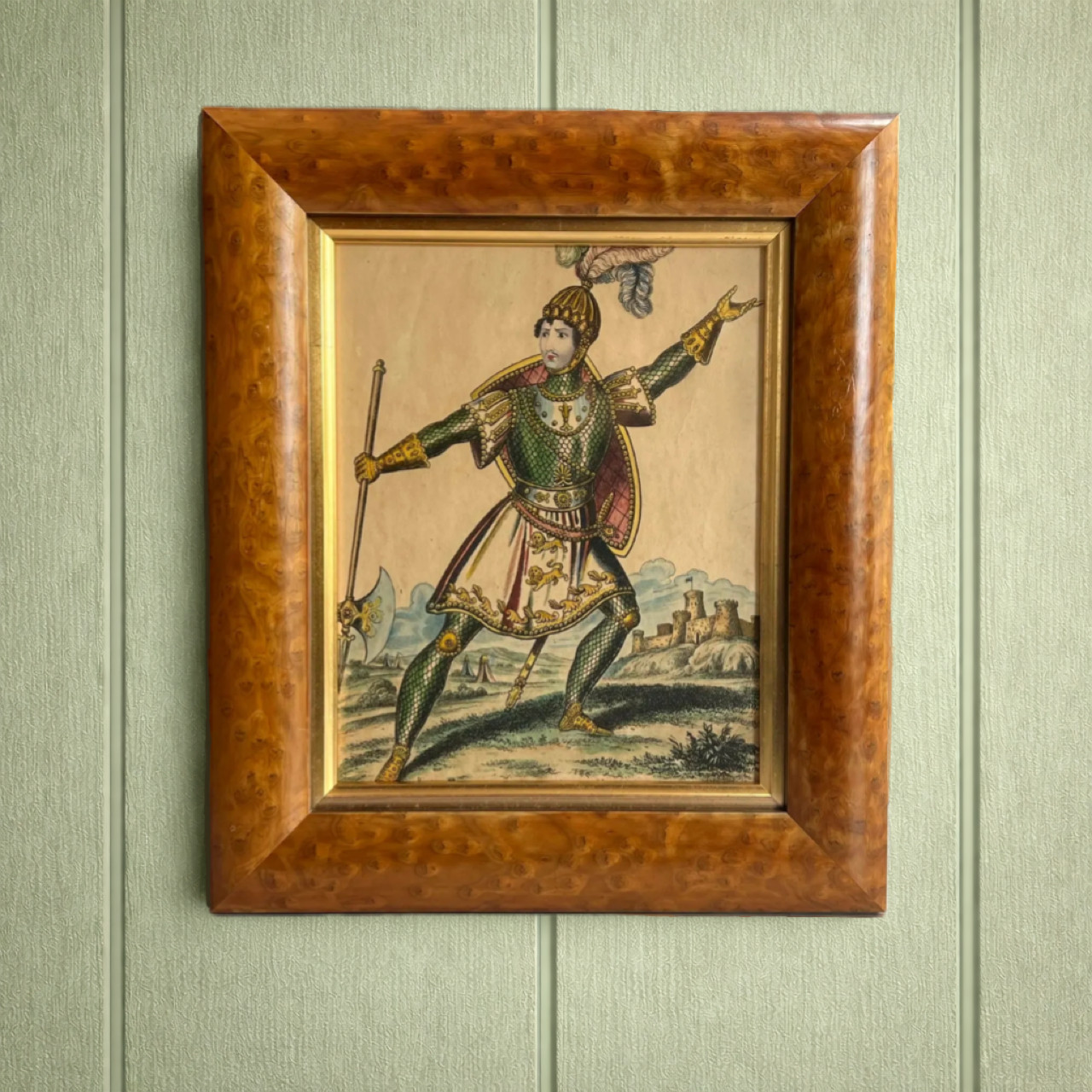 Antique Theatrical Circus Print Andrew Ducrow as St George by A Park C 1835