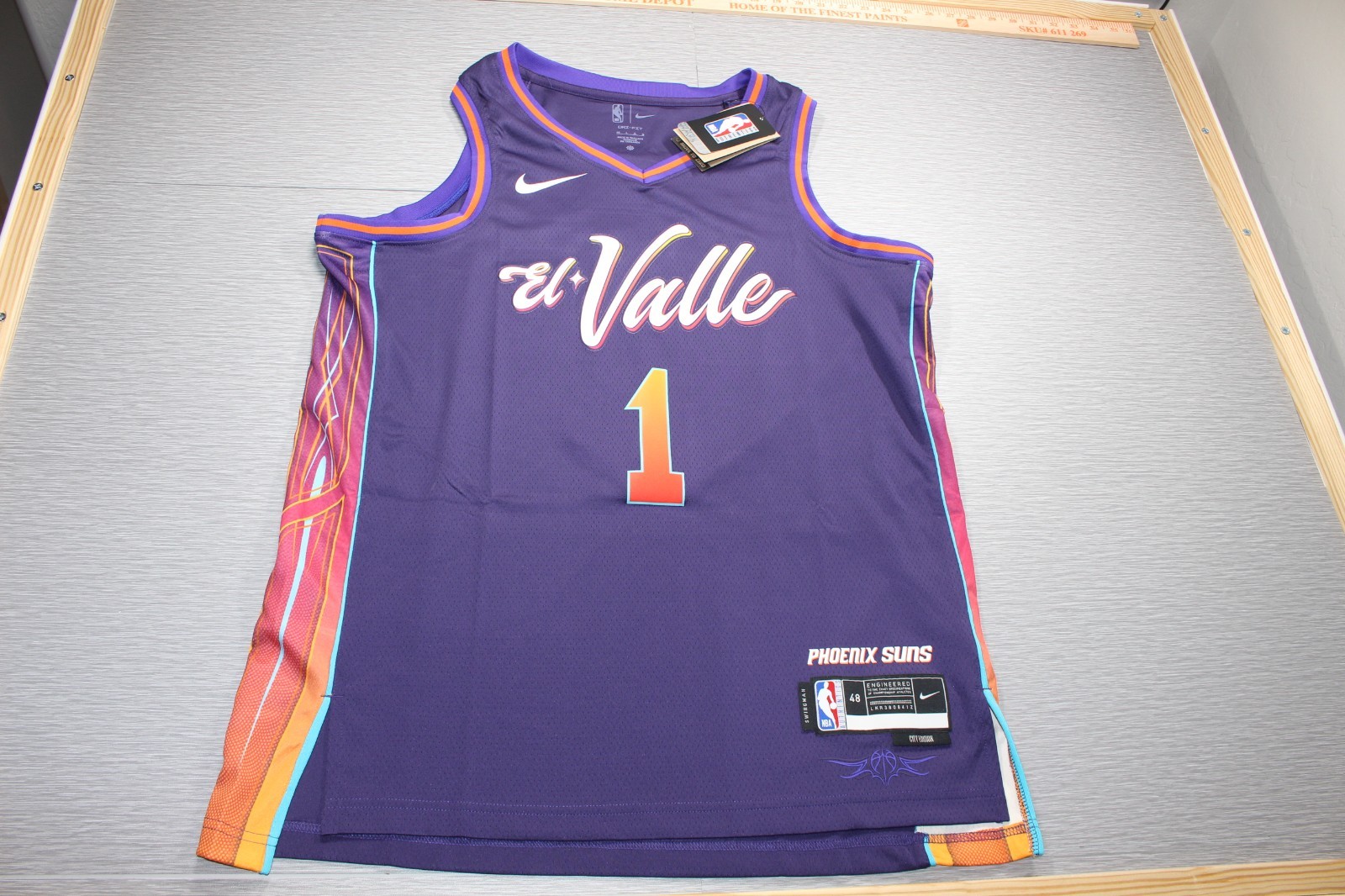 Nike Devin Booker Phoenix Suns City El Valle NBA Swingman Jersey 48 NEW NWT RARE