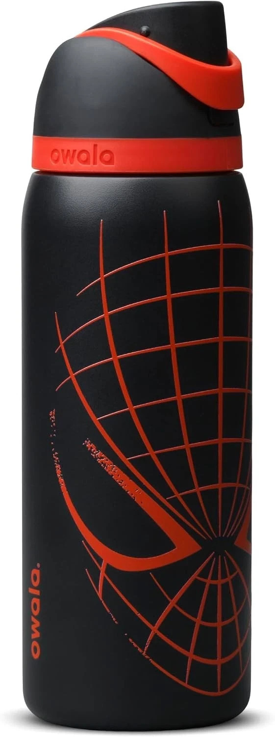 Owala 32oz FreeSip Water Bottle Spiderman Marvel Insulated Stainless Steel NEW