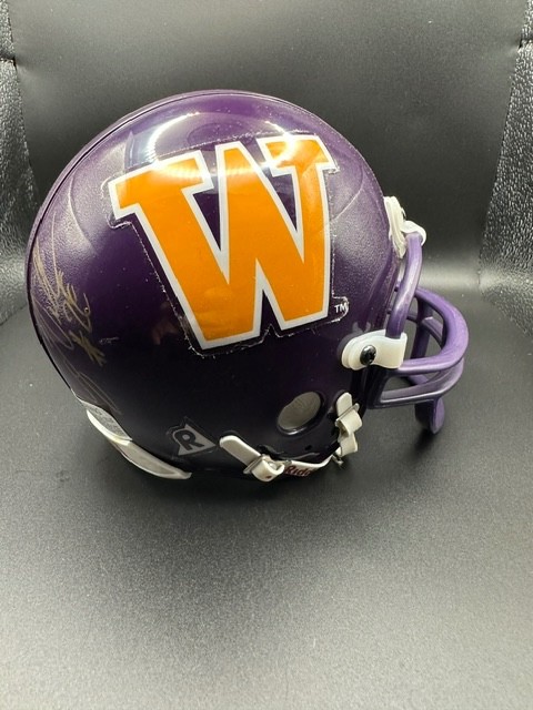 Corey Dillon Washington Huskies IP Autographed Mini Helmet (Not Certified)