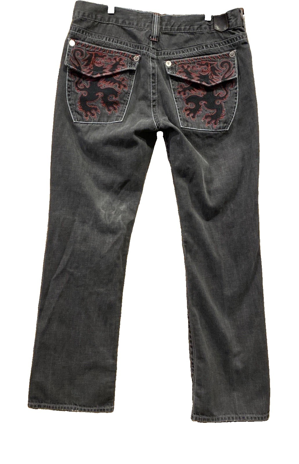 Archaic Premium Affliction Denim Jeans Men 36x34Fade Black Distress Y2K Grundge
