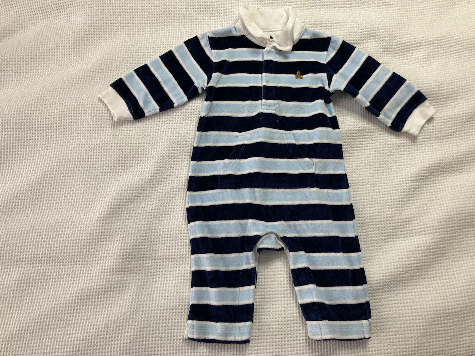 baby gap baby boy velour one piece outfit 3-6 M